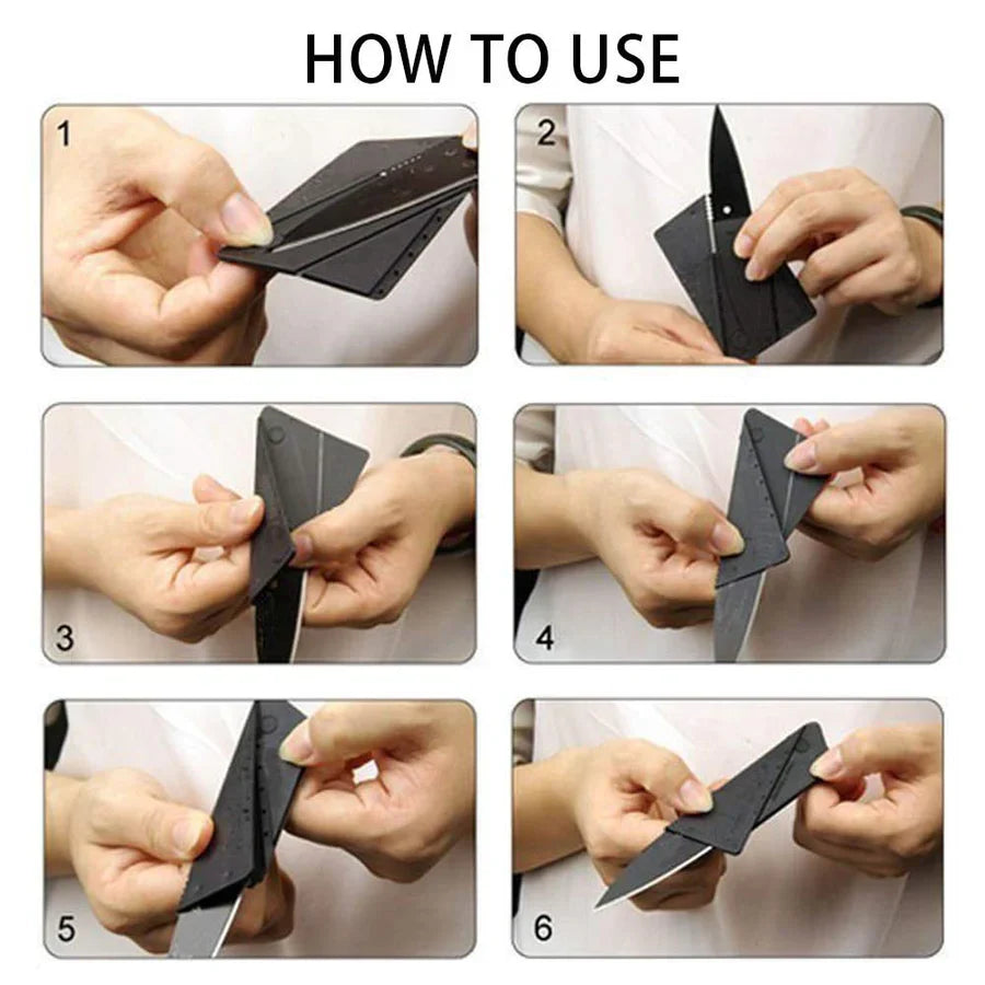 Folding Card Tool - Best for Wallet
