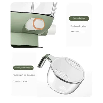 6-Slot Rotatory Grains & Egg Storage Bucket