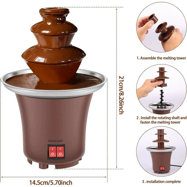 3 Layers Chocolate Fountain