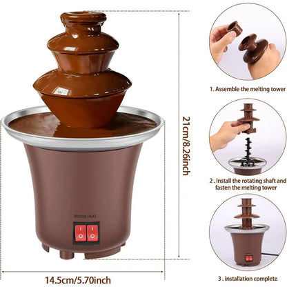 3 Layers Chocolate Fountain