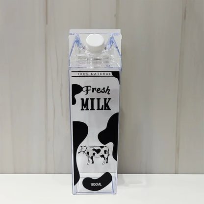 Acrylic Milk Bottle 1000ml (Random Print)