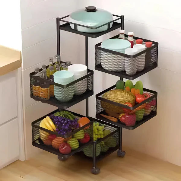 Premium Square Metal Trolley