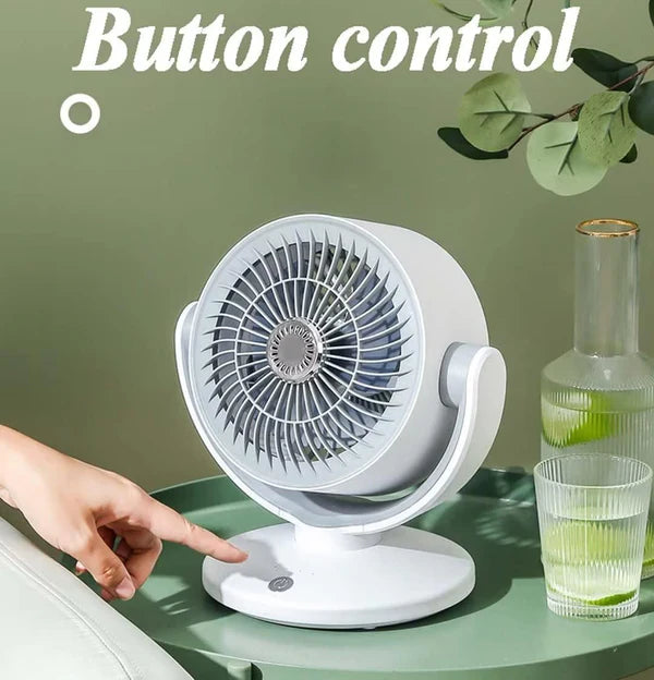 Mini Rechargeable Rotating Fan