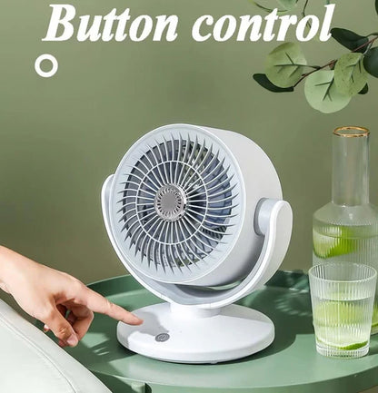 Mini Rechargeable Rotating Fan