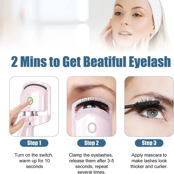 Rechargeable Eyelash Curler (Random Color)