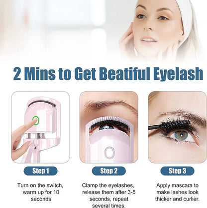 Rechargeable Eyelash Curler (Random Color)