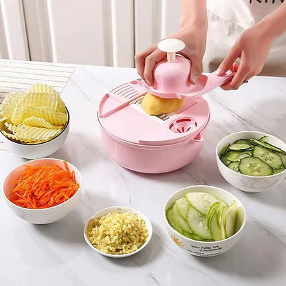 6 in 1 Multi-Function Manual Vegetable Chopper