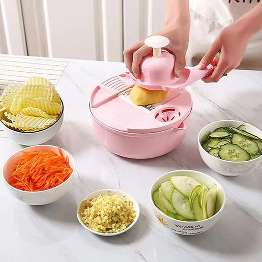 6 in 1 Multi-Function Manual Vegetable Chopper