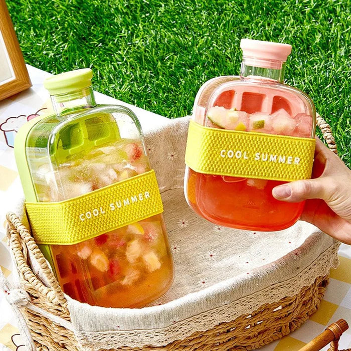 2-in-1🧊 NEW Trend Ice Cube Bottle 🍾 500ml
