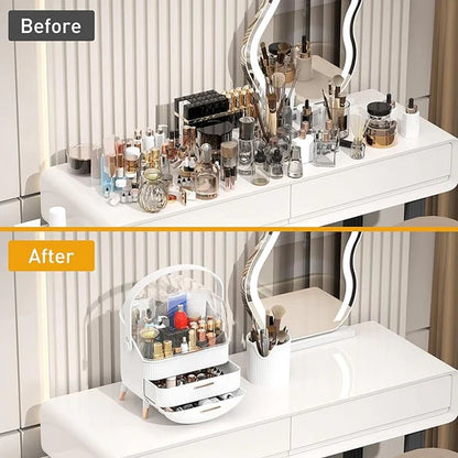 Luxury Makeup & Skincare Organiser (WHITE)