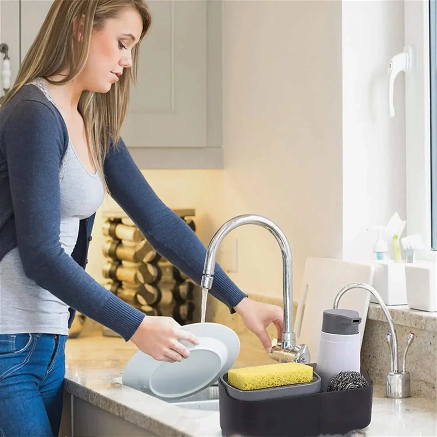 Soap Pump and Sink Caddy