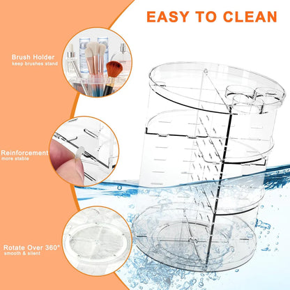 Rotating Makeup Organizer