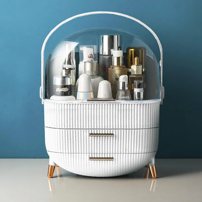 Luxury Makeup & Skincare Organiser (WHITE)