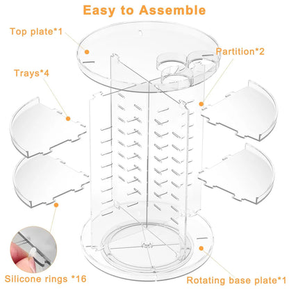 Rotating Makeup Organizer