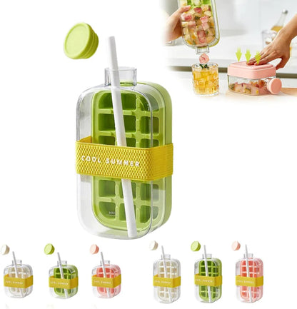 2-in-1🧊 NEW Trend Ice Cube Bottle 🍾 500ml