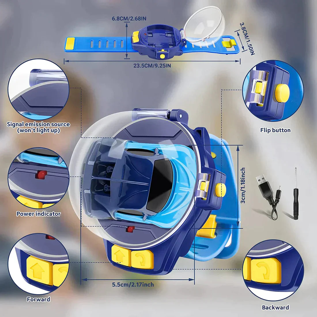 Mini Watch Control Car Cute RC Car