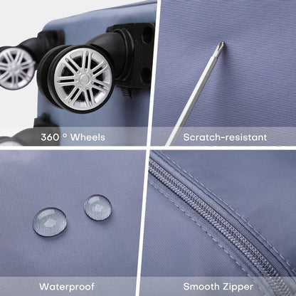 Expandable Travel Bag With Wheels - Random Color