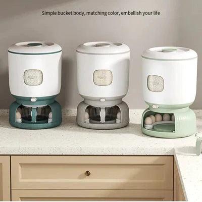 Sleek Design Rice & Egg Storage Bucket