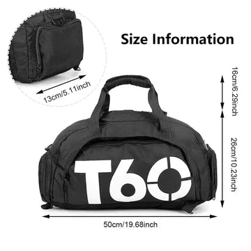 T60 Travel Bag With Shoe Compartment