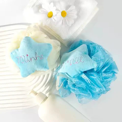 Kids Bath Sponge Ball - with Soft Toy