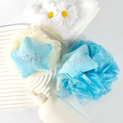 Kids Bath Sponge Ball - with Soft Toy