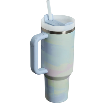 The Clean Slate Quencher H2.0 FlowState™ Tumbler | 40 OZ - Cool Serene