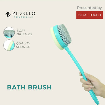 Bath Brush with Sponge - Effective Cleaning