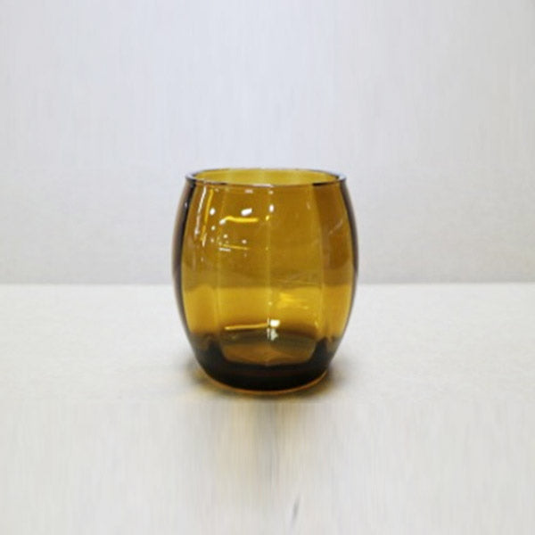 GLASS TUMBLER - ELEGANT DRINKING CUP - RANDOM COLOR