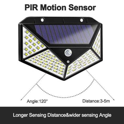 Solar Wall Light with 100 LEDs