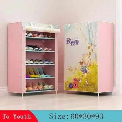 5 layers shoe rack