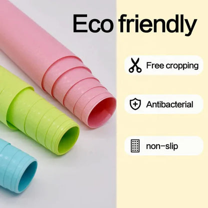 Anti-Slip Drawer and Fridge Mat - PVC Sheet Roll (45cm x 150cm) for Cabinets, Shelves, and Refrigerators