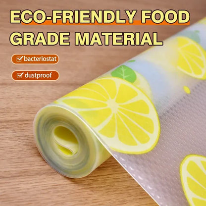 Anti-Slip Drawer and Fridge Mat - PVC Sheet Roll (45cm x 150cm) for Cabinets, Shelves, and Refrigerators