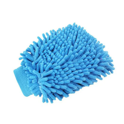 Microfiber Double-Sided Cleaning Gloves - Ideal for House and Car Cleaning