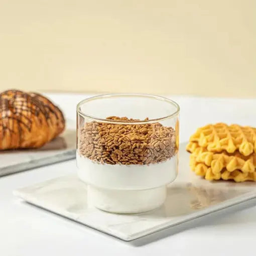 Transparent Glass Cup-Small Bottom Cup – Dessert Glass