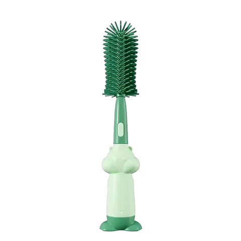 3-in-1 Silicone Baby Bottle Cleaning Brush Set – Pacifier, Straw, and Bottle Scrubber