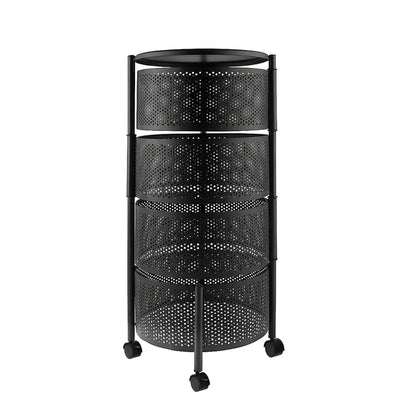 Premium Round Metal Trolley