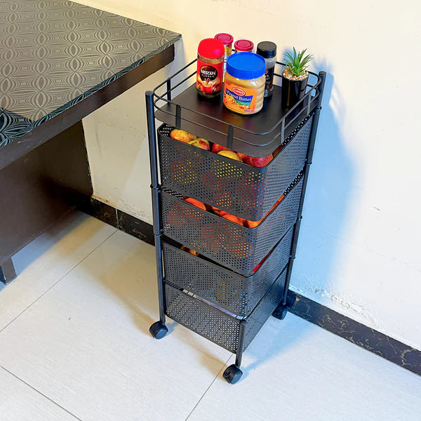 Premium Square Metal Trolley