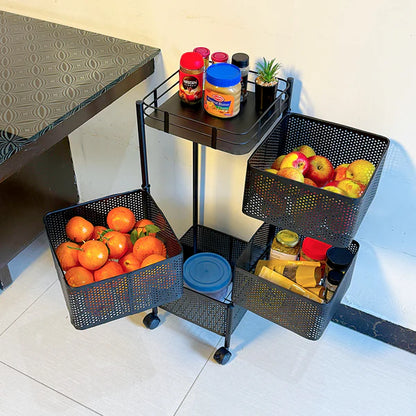 Premium Square Metal Trolley