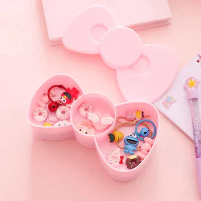 Pink Bow- Storage Box
