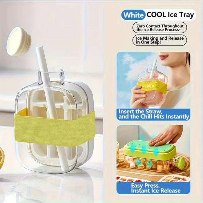 2-in-1🧊 NEW Trend Ice Cube Bottle 🍾 500ml