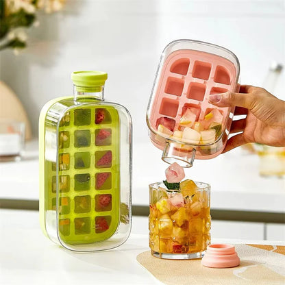 2-in-1🧊 NEW Trend Ice Cube Bottle 🍾 500ml