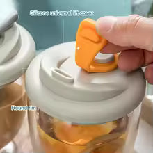 DUAL LAYER TRAVEL GLASS MUG WITH LID