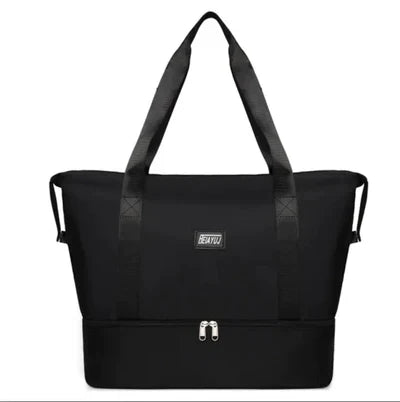 Re-equipped Fashion Travel Bag With Shoe Partition