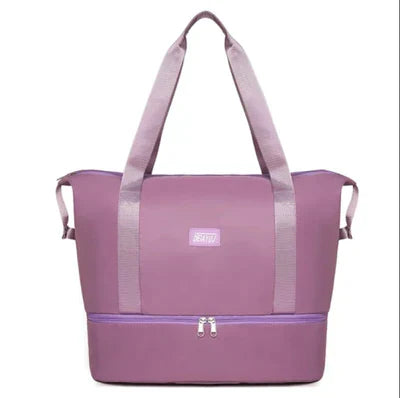 Re-equipped Fashion Travel Bag With Shoe Partition