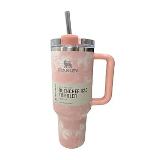 STANLEY Adventure Quencher Travel Tumbler 40 OZ - Pink Tiedye