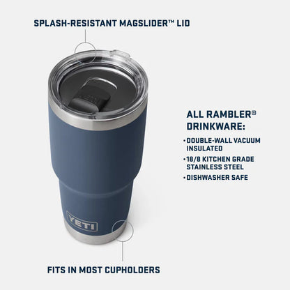YETI Rambler 30 oz Tumbler | Black Dupes