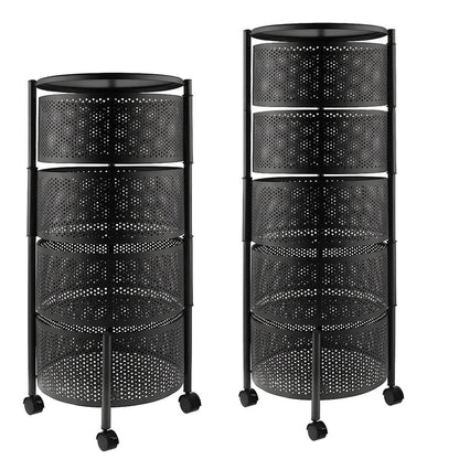 Premium Round Metal Trolley