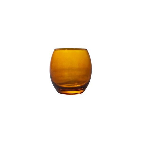 GLASS TUMBLER - ELEGANT DRINKING CUP - RANDOM COLOR