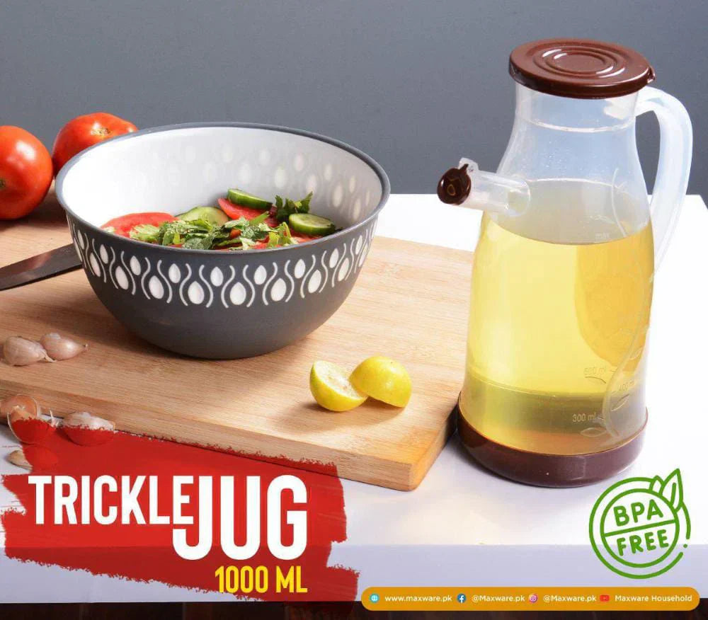 New High Quality Plastic Trickle Jug 1000ml