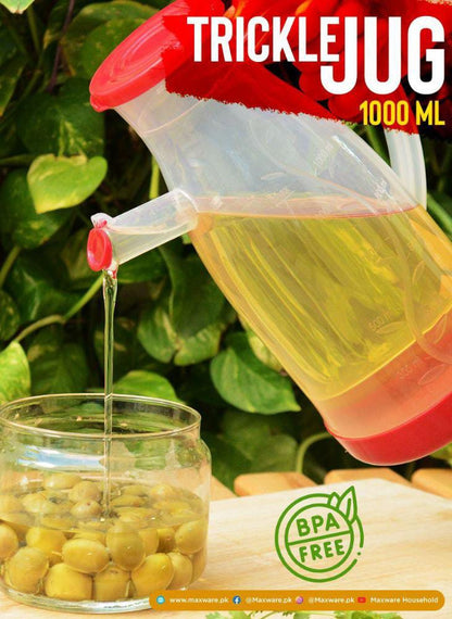 New High Quality Plastic Trickle Jug 1000ml
